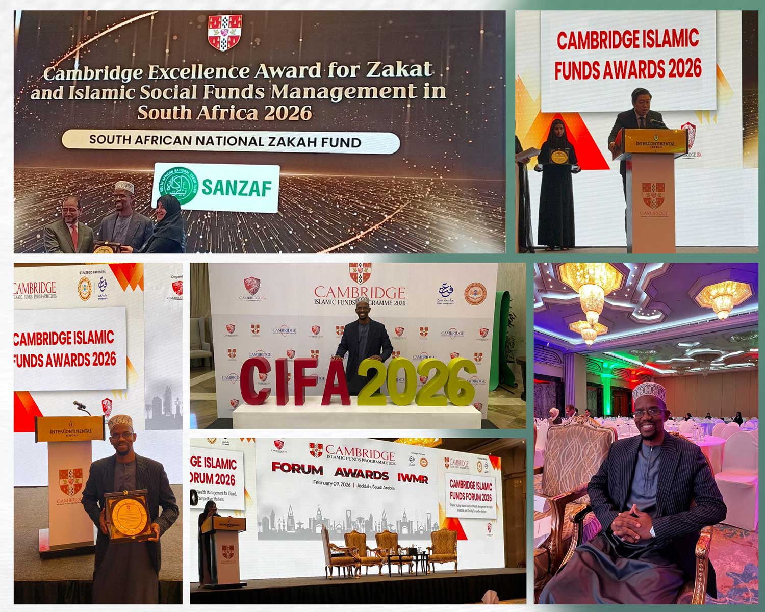 SANZAF Wins Prestigious Global Award for Excellence in Zakah Management at CIFA 2026